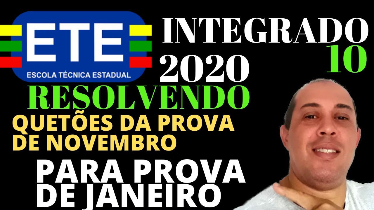 ETE PE INTEGRADO 2020 REVISAO MATEMATICA YouTube