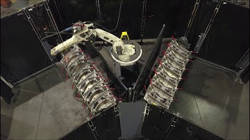 OTC Roboterschweißzelle FD-V8L DT-ARC 120°