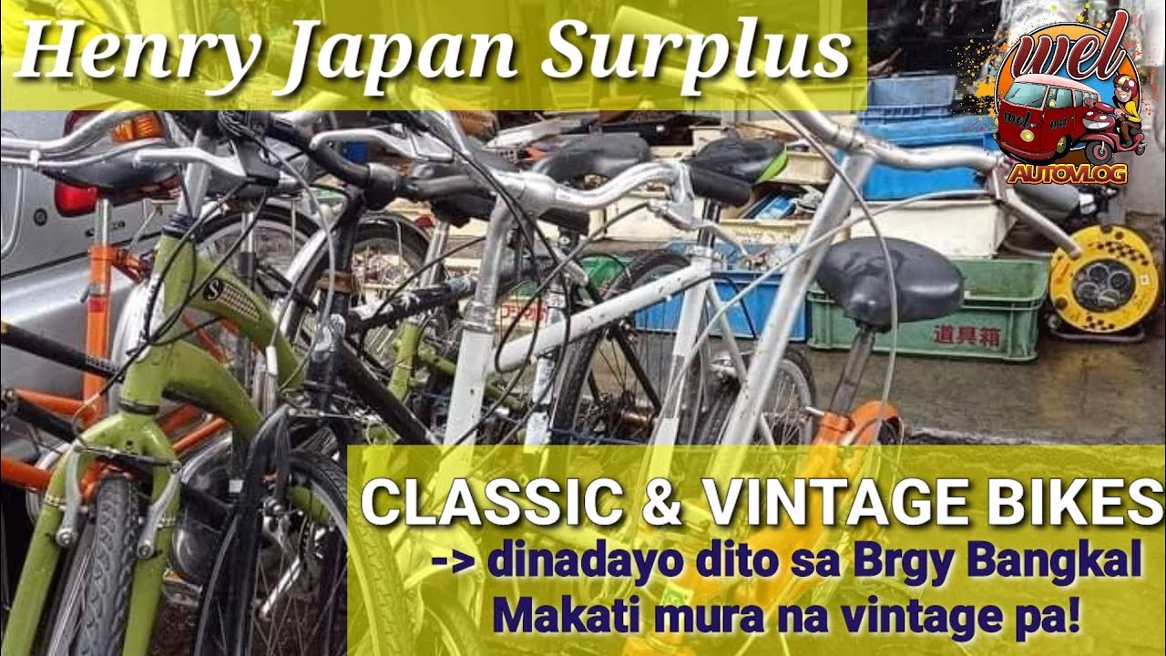 Classic & Japan Surplus Bikes in Brgy Bangkal Makati (Bike Shop Visit) YouTube
