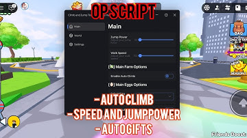 [🗼] Climb And Jump Tower Script Auto Farm, Auto Hatch, Teleport (op)