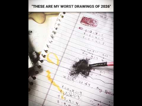 Worst Drawings Of 2026💀... #shorts #art #drawing #viral #trending #ytshorts #artist