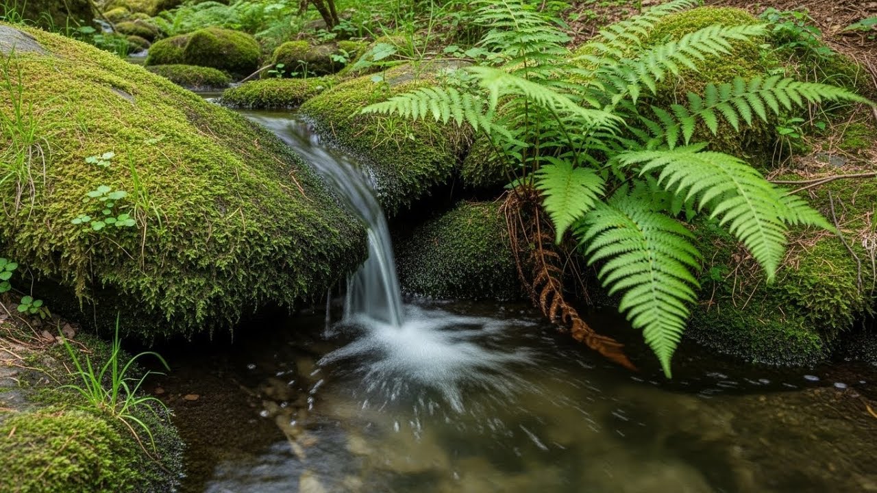8 hours Peaceful Heavenly River Ambience Like Paradise Melting Tension and Encouraging Deep Sleep