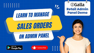 Galla.App Retail POS: Quick Product Demo - Learn How to Manage Sales Order on Admin Panel | Retail