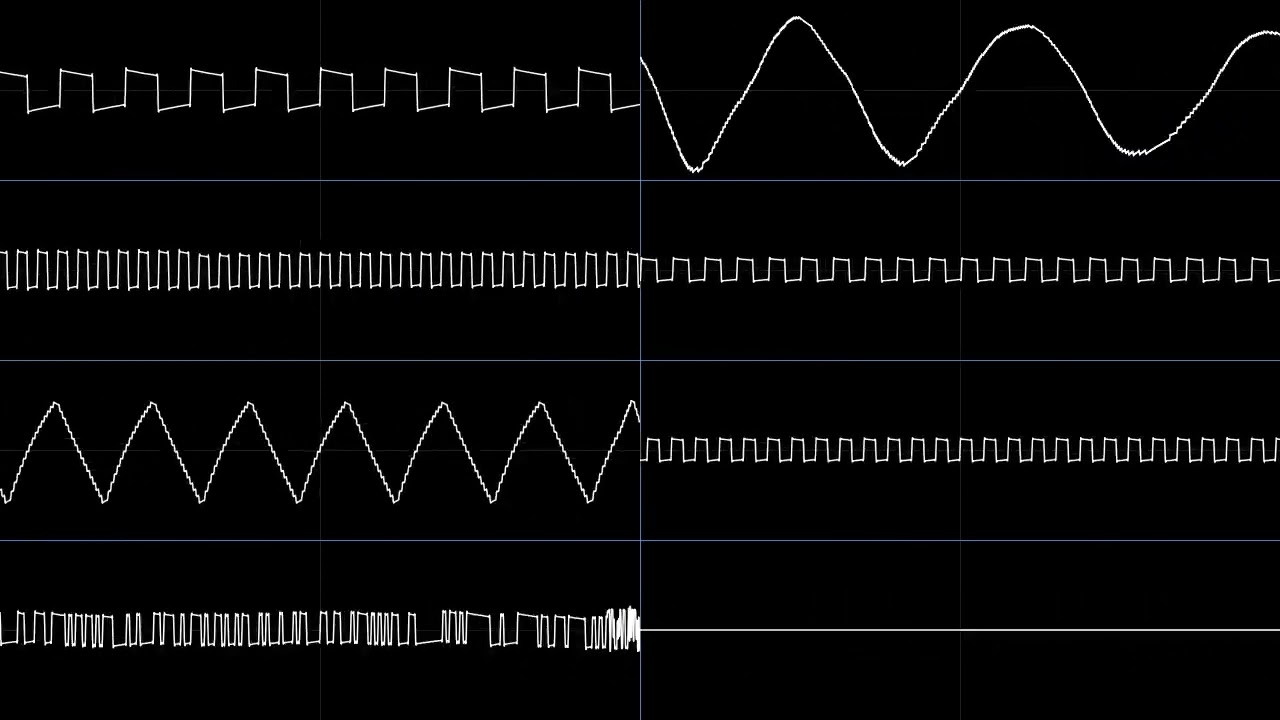 Zelda II Palace Theme Remix. [Oscilloscope View]