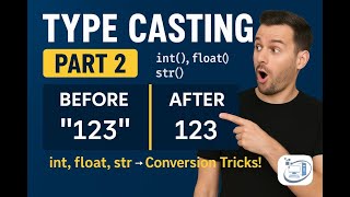 Type Casting 2 in python | Python Tutorial For Beginners in Hindi | Complete Python Course 🔥