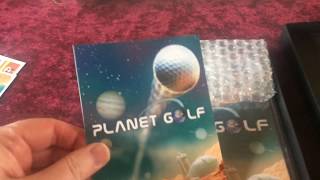 Planet Golf - C64 unboxing and gameplay