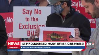 SB 147 Condemned: Mayor Turner Joins Protest