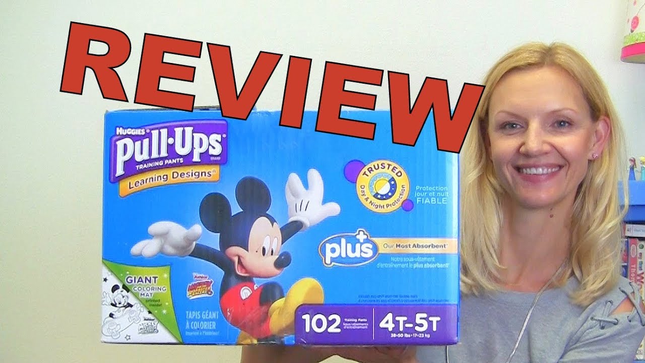 PullUps Learning Designs Mom's Review. Huggies Training Pants. CARS, Mickey Mouse, Lightning