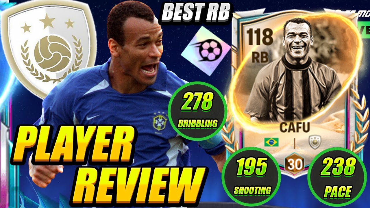 NEW Best RB! Footyverse Cafu Player Review! 113 Cafu Review! FC Mobile 26 Icon Cafu Player Review!