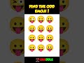 Find the ODD EMOJI Challenge | Hindi Paheli | Paheliyan #shorts #queddle #paheliyan
