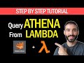 How to Query AWS Athena from a Lambda Function | Step by Step Tutorial