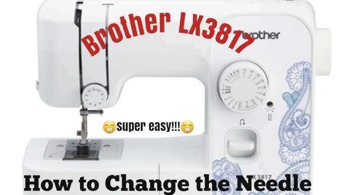Sewing Machine Brother LX3817  The Needle is Hitting The Plate