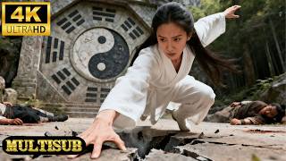恶人为夺宝残害村民，女侠巧用调虎离山计，一招让他们互相残杀！#movie #武侠 #martialarts screenshot 4