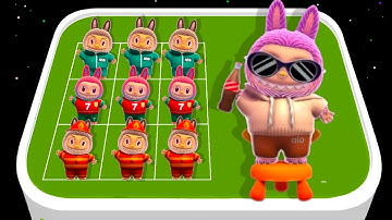 MERGE LABUBU BATTLE RUNNER - New Merge Monster Run Evolution 3D Gameplay, Labubu Mobs