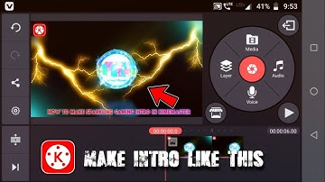 how to make sparkling reveal intro in kinemaster