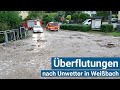 Unwetter: Überflutungen am 05.06.2021 in Weissbach