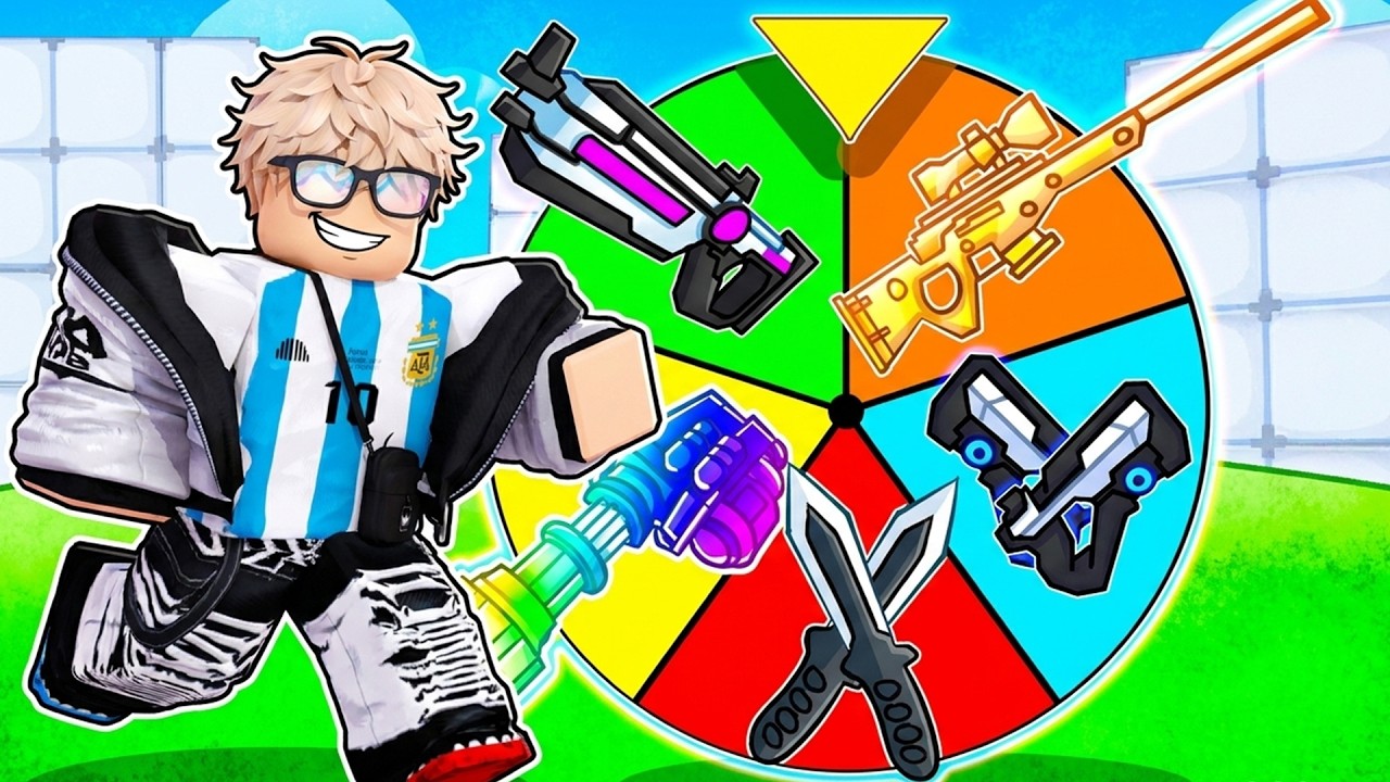 KOLO ŠTĚSTÍ Rozhoduje O MÝCH Zbraních V Roblox Rivals?!