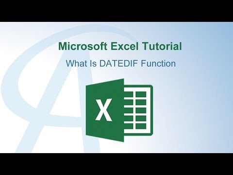 What Is DATEDIF Function In Excel
