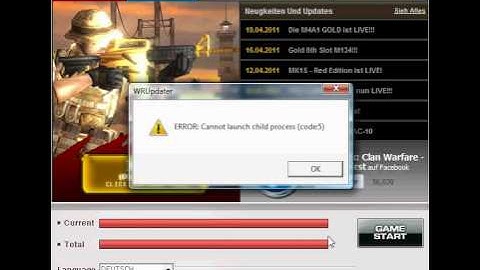 WarRock  Launcher Error [HELP!!!!!!]