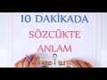 10 DAKİKADA | Sözcükte Anlam | RÜŞTÜ HOCA Mp3 Song