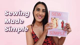 Beginner Sewing Book with Patterns Included 🌹 Learn to Sew Step by Step
