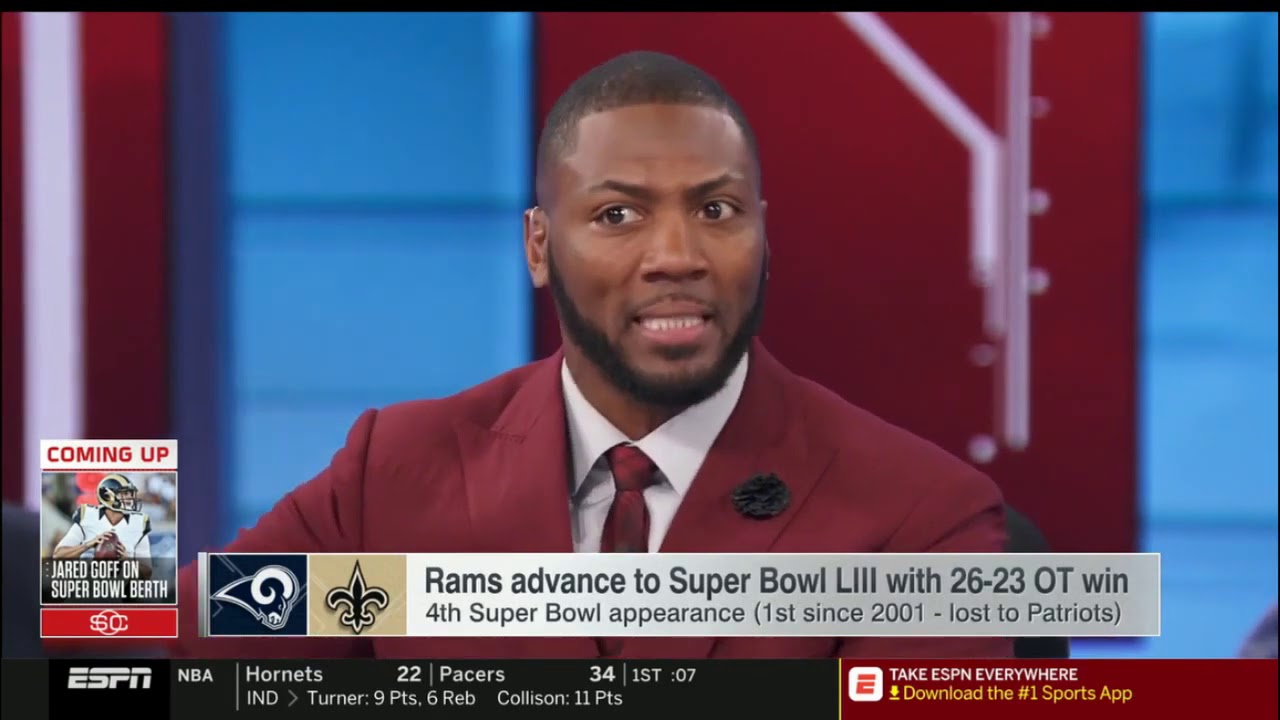 Ryan Clark SURPRISED Rams advance to Super Bowl LIII with 26 23 OT win ...