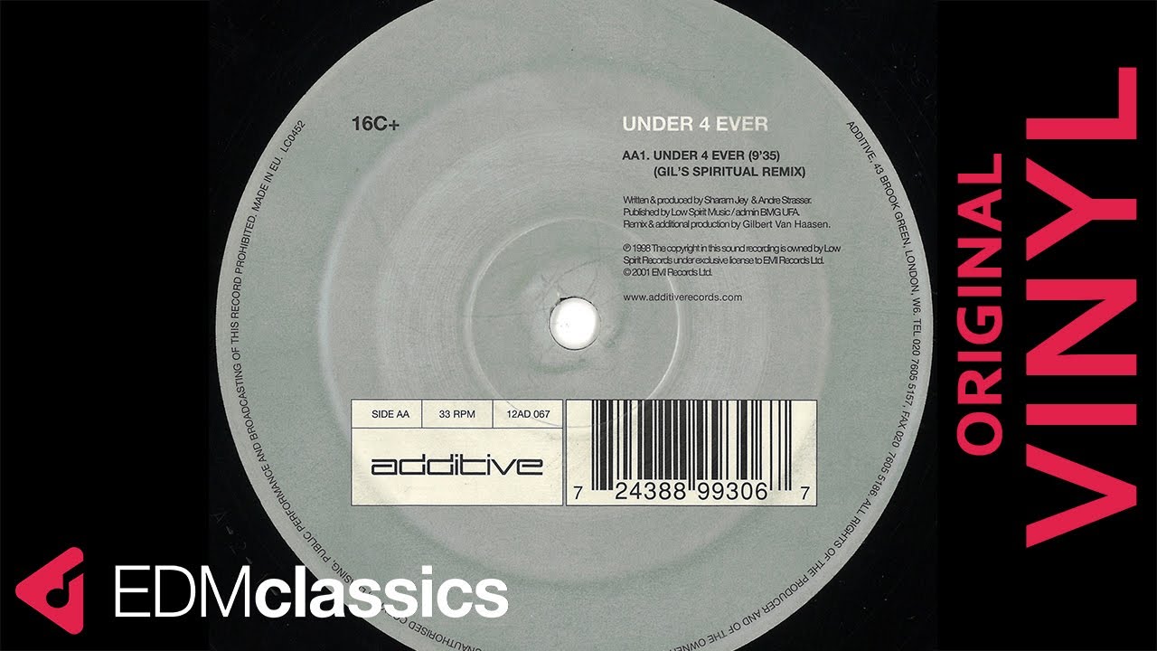 16C+ - Under 4 Ever (Gil's Spiritual Remix) (2001) - VINYL - YouTube