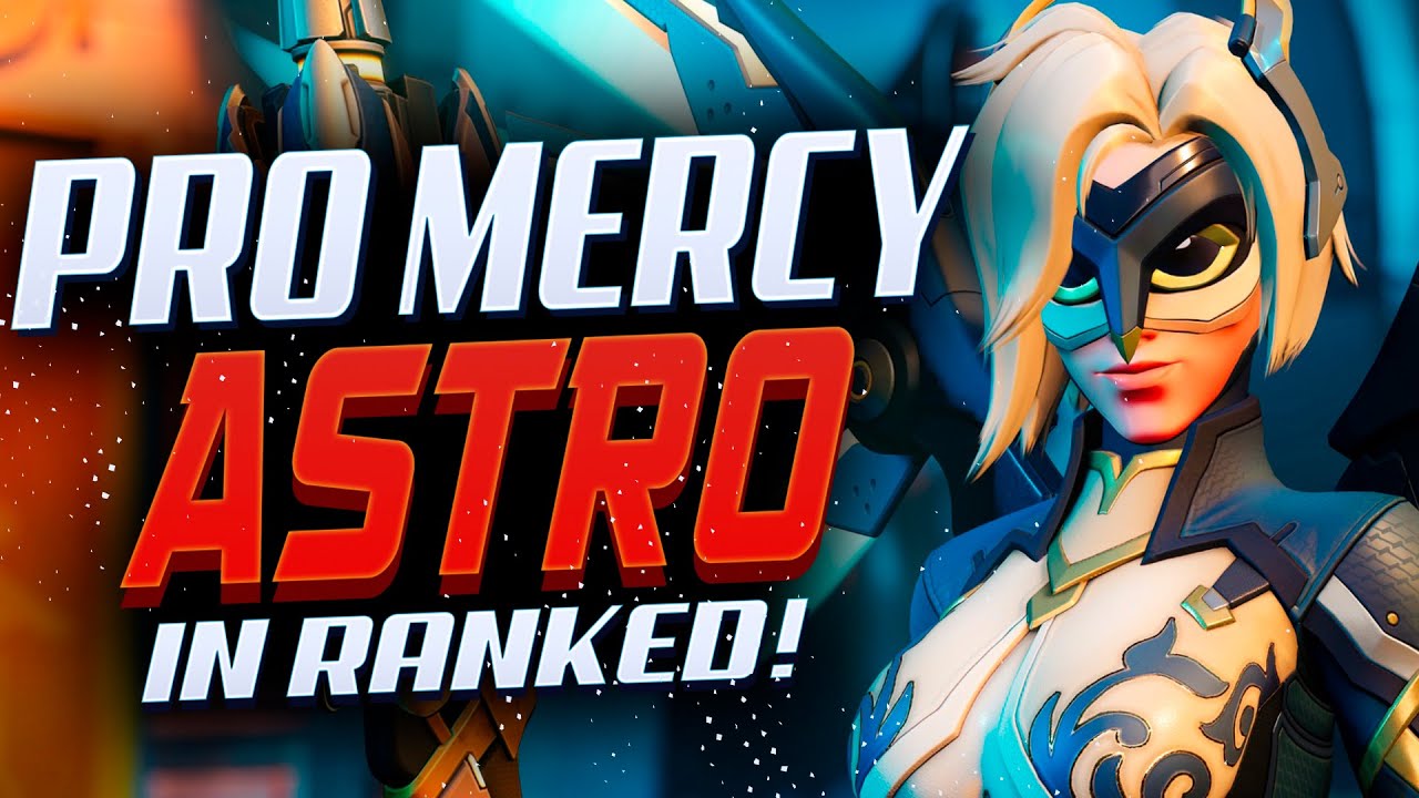 FUNNYASTRO PRO MERCY IN COMPETITIVE! [ OVERWATCH 2 SEASON 2 TOP 500 ]