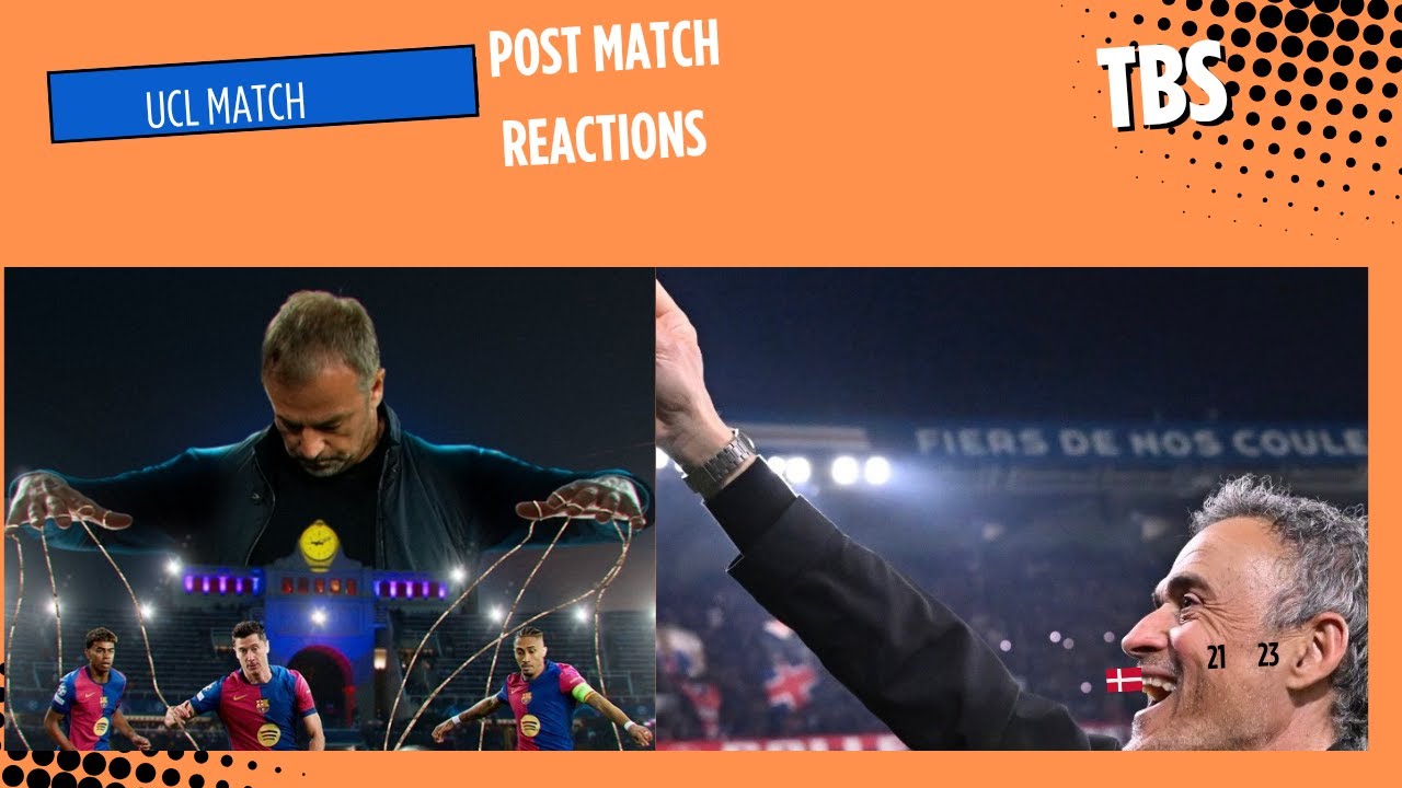 CHAMPIONS LEAGUE QUARTER FINAL| BARCELONA VS BVB| PSG VS ASTON VILLA LIVE MATCH REACTIONS|