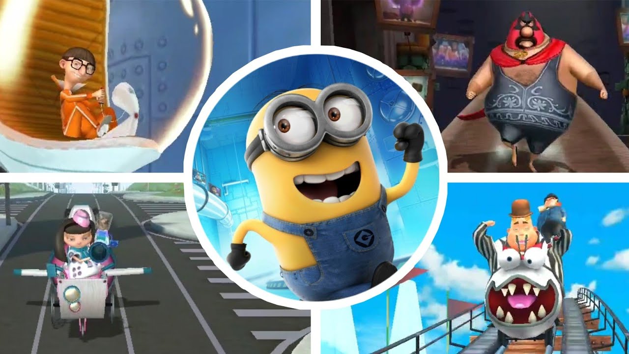 Minion Rush Running Game All Bosses YouTube