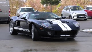 372K € Ford GT 2005 (Auctioned at RM Sotheby's) | Start Up   Driving   Carporn | Munich