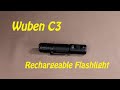 Wuben C3 Tail-Cap Operated Rechargeable Flashlight