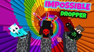 WORLDS most IMPOSSIBLE Minecraft DROPPER 😱