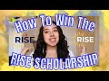 Everything you need to know about the rise scholarship  20232024