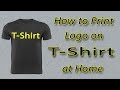 How to print logos/Photo on T-Shirt at home with the help of transfer paper