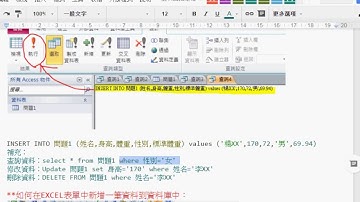 03 用ACCDBViewer開啟資料庫與執行SQL語言