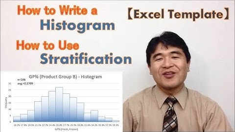 How to Write a Histogram and How to Use Stratification 【Excel Template】