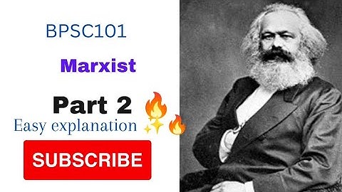 MARXIST|| PART 2 || BA POLITICAL HONOURS  || BPSC101 UNIT 4 #ignou
