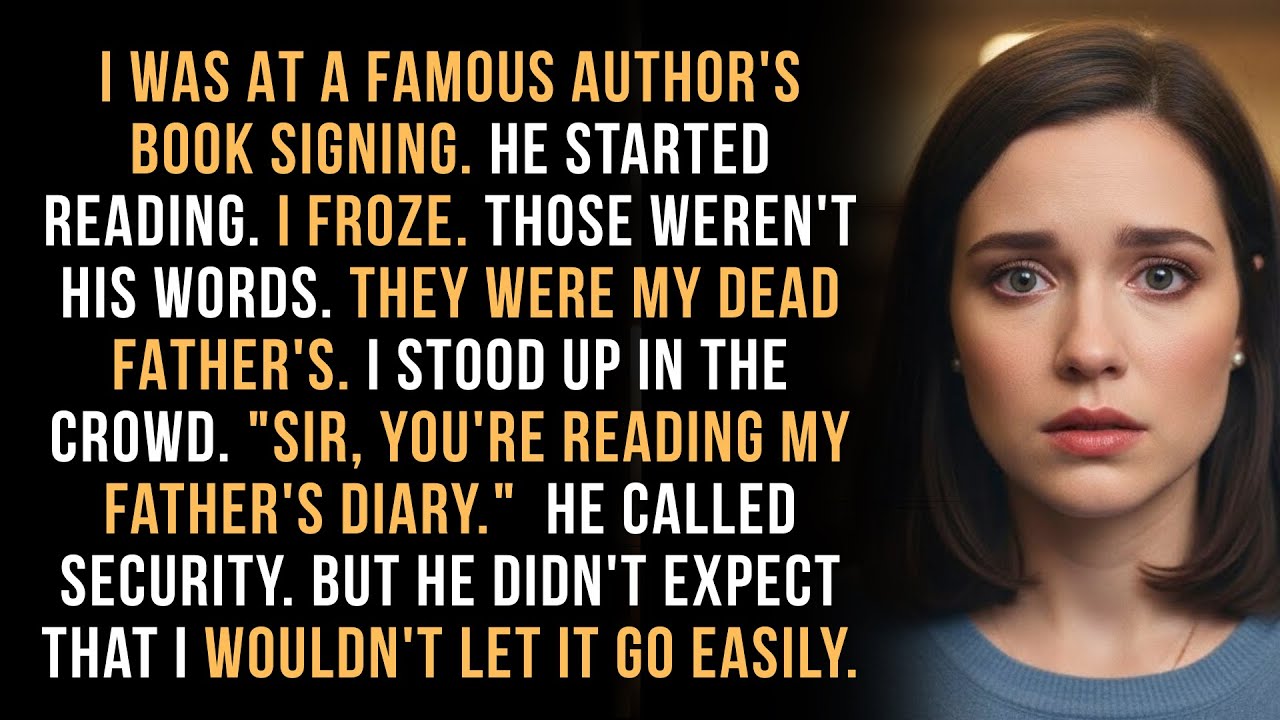 "Sir, You're Reading My Father's Diary." I Told the Author At The Book Reading. He Called Security