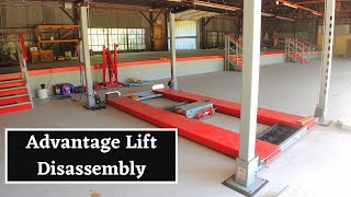 Advantage Car Lift Disassembly