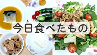 【昼＆夜ご飯】味付け〇〇だけの小松菜のサラダが絶品