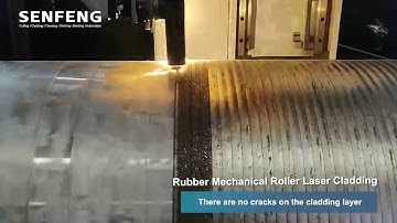 Laser Cladding Machine Test Samples - Ruber Roller Repair