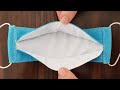 Face Mask Sewing Tutorial / How to make Face Mask with Filter Pocket / DIY Cloth Face Mask