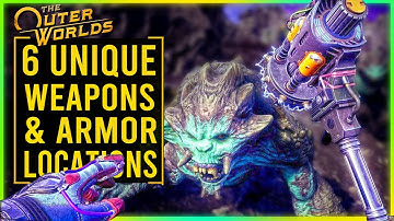 THE OUTER WORLDS - 6 Unique Weapons & Armor Locations You Need to Grab EARLY!
