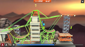 [Bridge Constructor Stunts] Campaign 4 - All Starts and Bolts