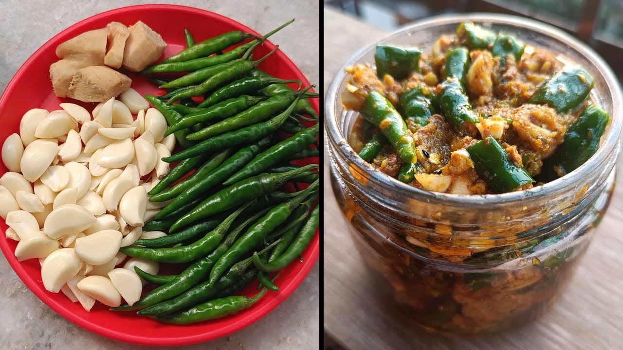 বনায়েই খাব পৰা জলকীয়া আচাৰ | Kesa Jolokia Asar | Green Chili Achar or Pickle Recipe in Assamese