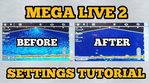 Humminbird Mega Live 2 Settings Tutorial