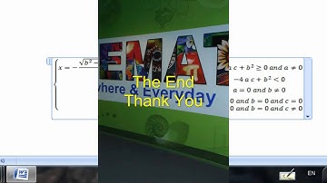 Solving Quadratic Equations with Microsoft Word 2007 Math Add-In