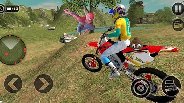 Uphill Offroad Motorbike Rider - Best Bus Driver Simulator Game - Android Gameplay 3D inm76Bg