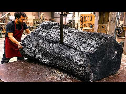 No One Believed This Burnt Log Was Worth Saving… Look What It Became!!